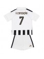 Juventus Francisco Conceicao #7 Replika Hemmakläder Barn 2026-27 Kortärmad (+ byxor)